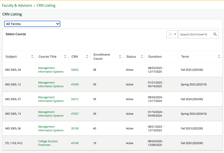 CRN Listing
