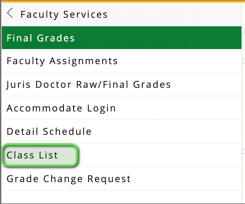 Faculty Services